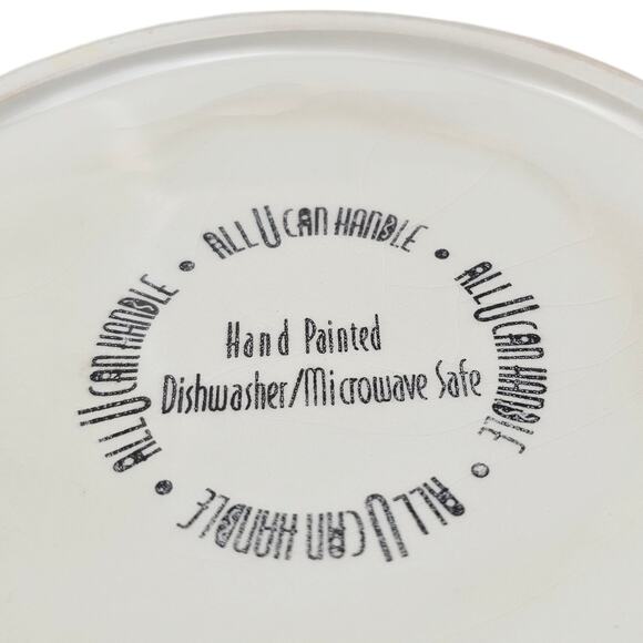 All U Can Handle Cookie Jar Cannister Dancing Dots Retro - Picture 7 of 11